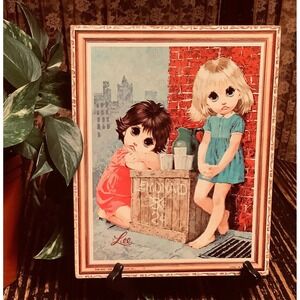 Vintage Little Girls Lemonade Stand Print By Lee